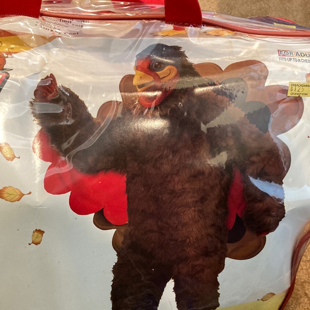 NWT deluxe Turkey Costume  for Adult
